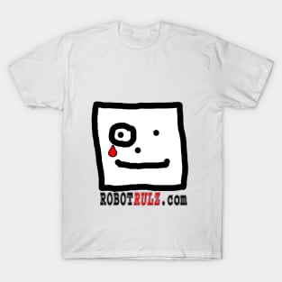 Robot Rulz with text T-Shirt